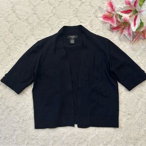 Verve Ami - 1/2 Sleeve Open Cardigan Button Detail Small